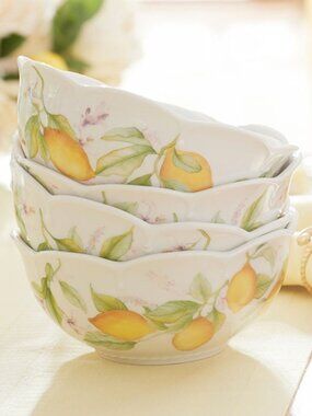 Marbella Limoncello Soup/Cereal Bowls(4) 3508